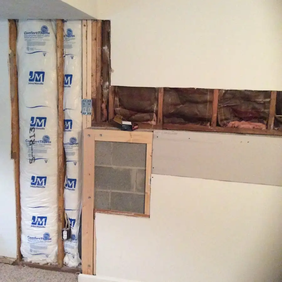 Wall insulation replacement during Odor Removal & Deodorization in St. Cloud